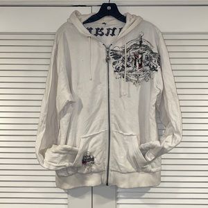 Affliction Monarcy Sweatshirt Zip Up M/L